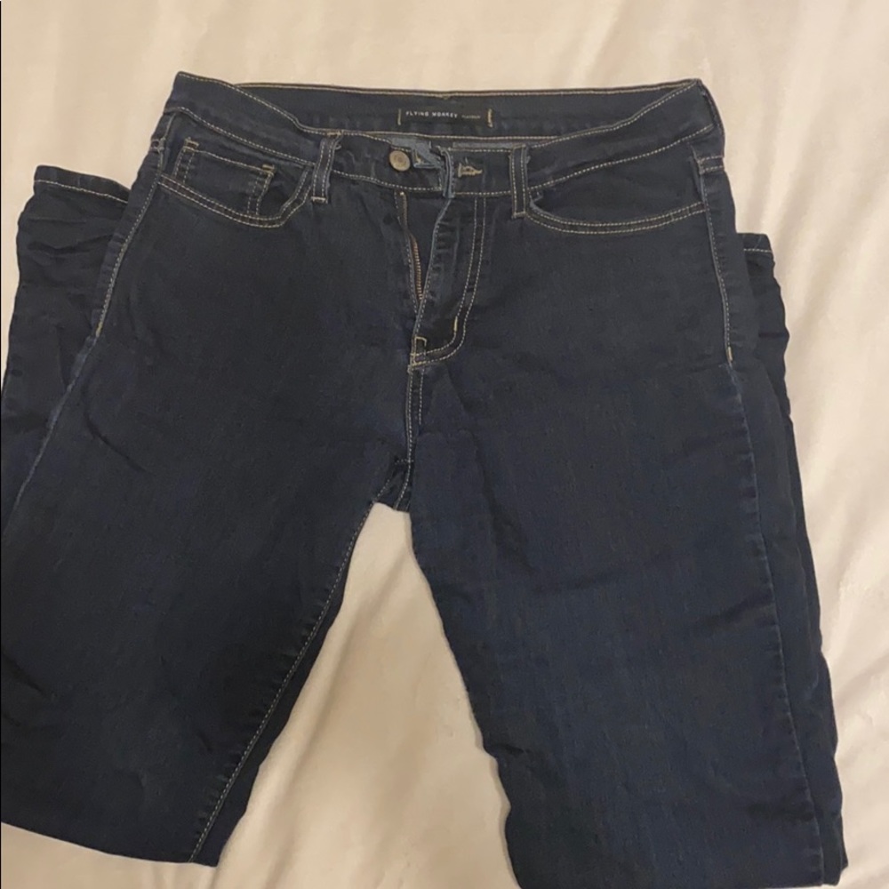 Flying monkey skinny jeans